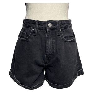 Wild Fable Black High-Waisted Denim Shorts Size 4